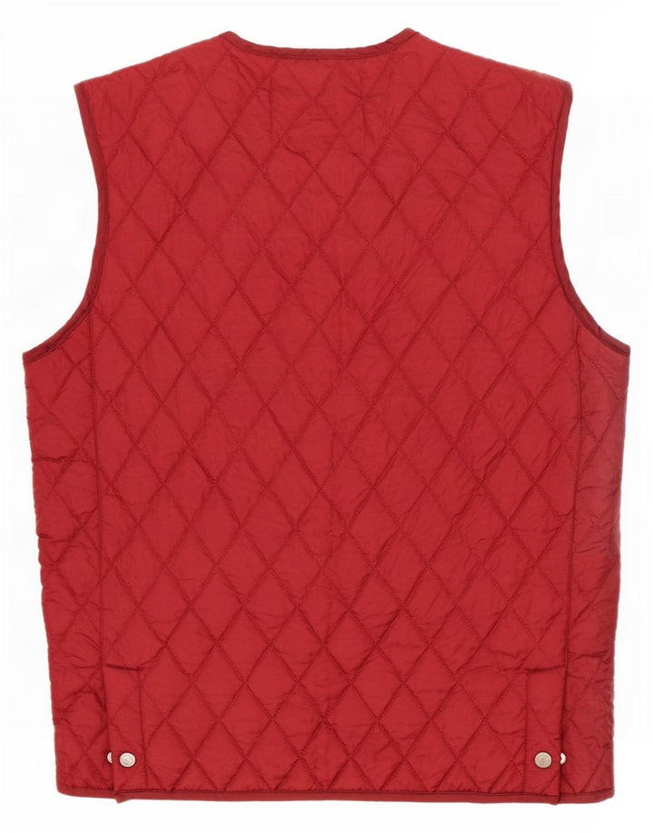 Colete acolchoado masculino Sinclair UK 38 Nylon médio Borgonha