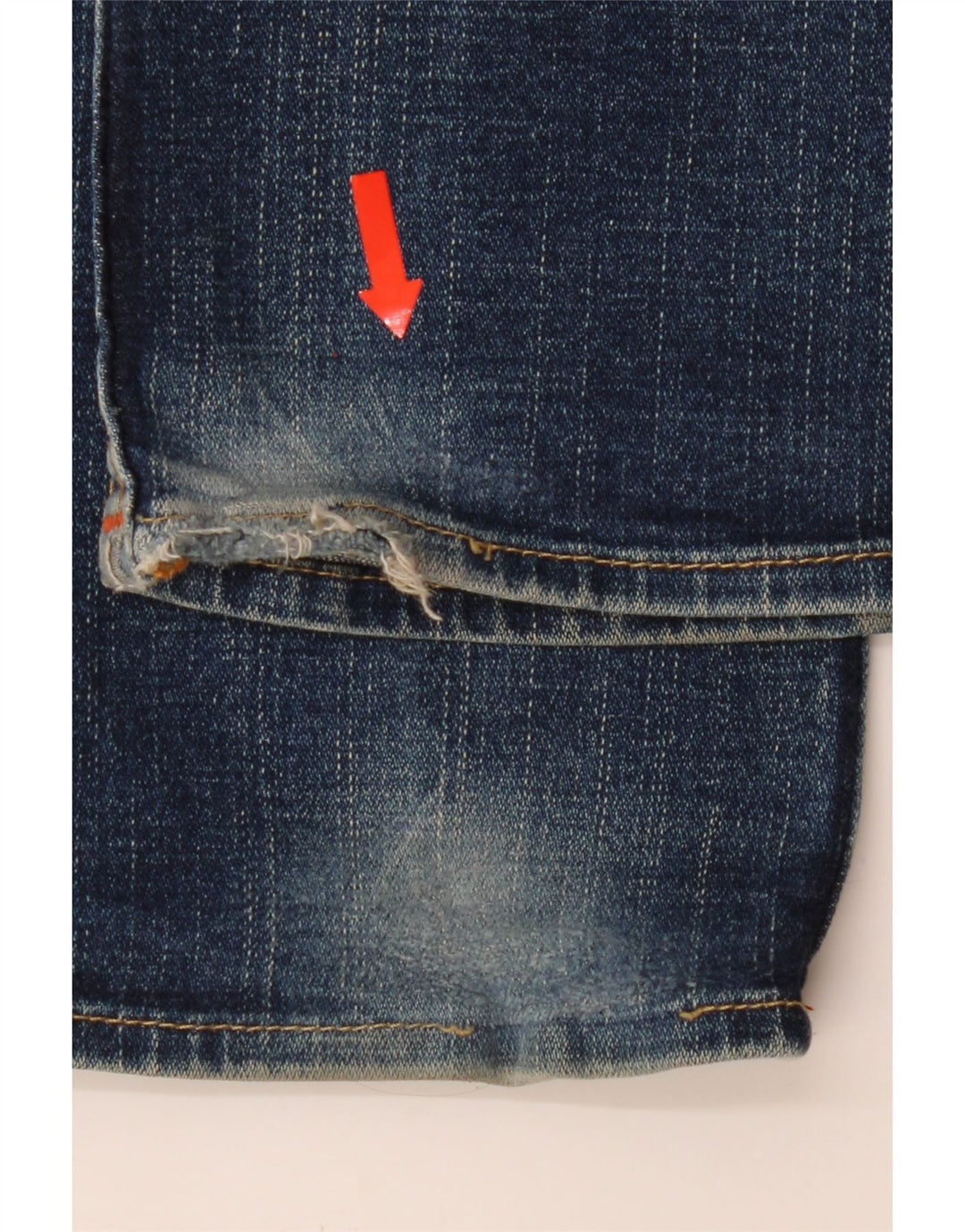 TRUE RELIGION Jeans retos femininos W24 L32 algodão azul marinho