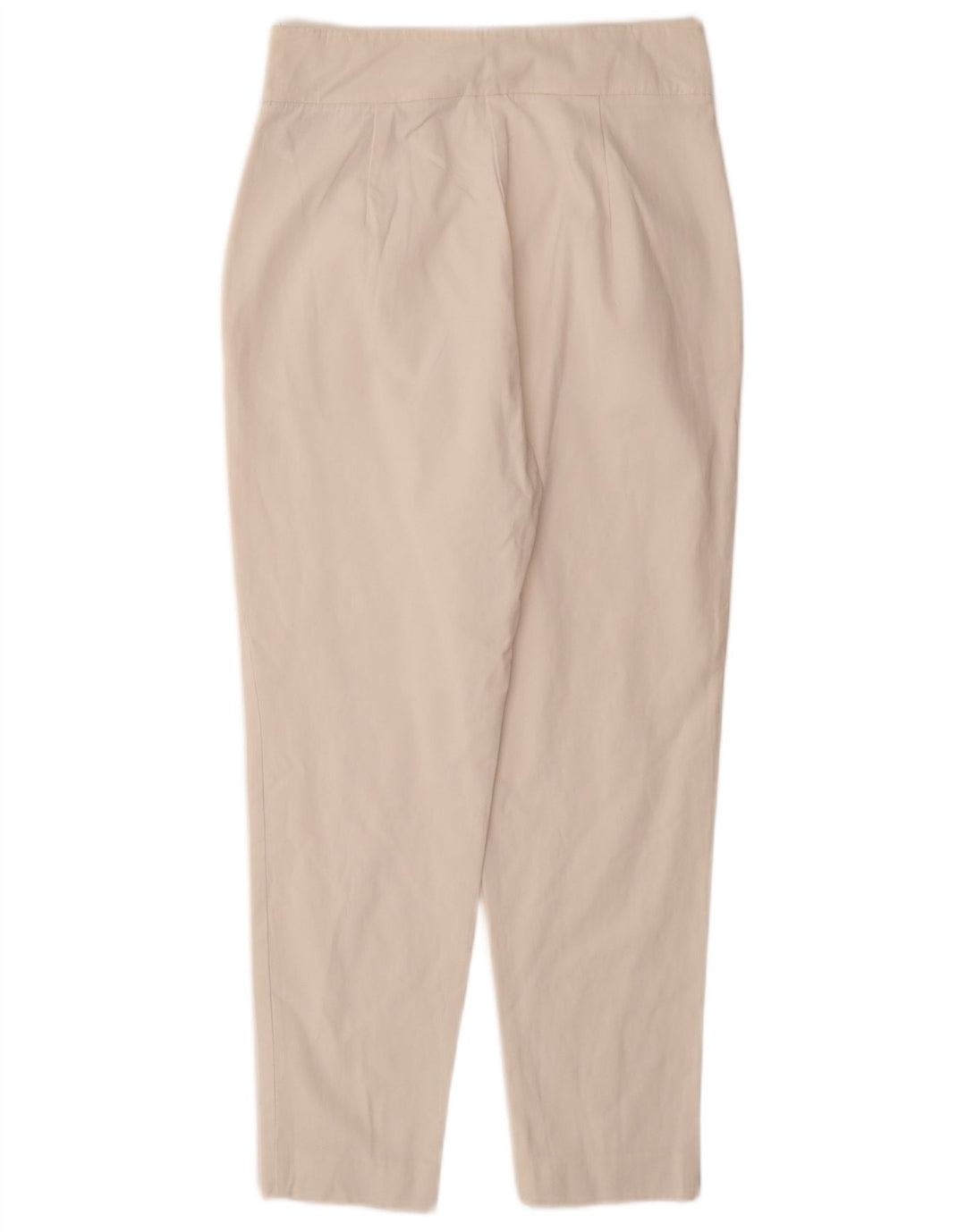 LIU JO Calça feminina cortada cônica IT 40 pequena W28 L25 viscose branca