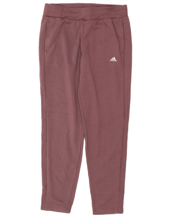 Calça de treino feminina Adidas UK 16/18 grande roxo poliéster