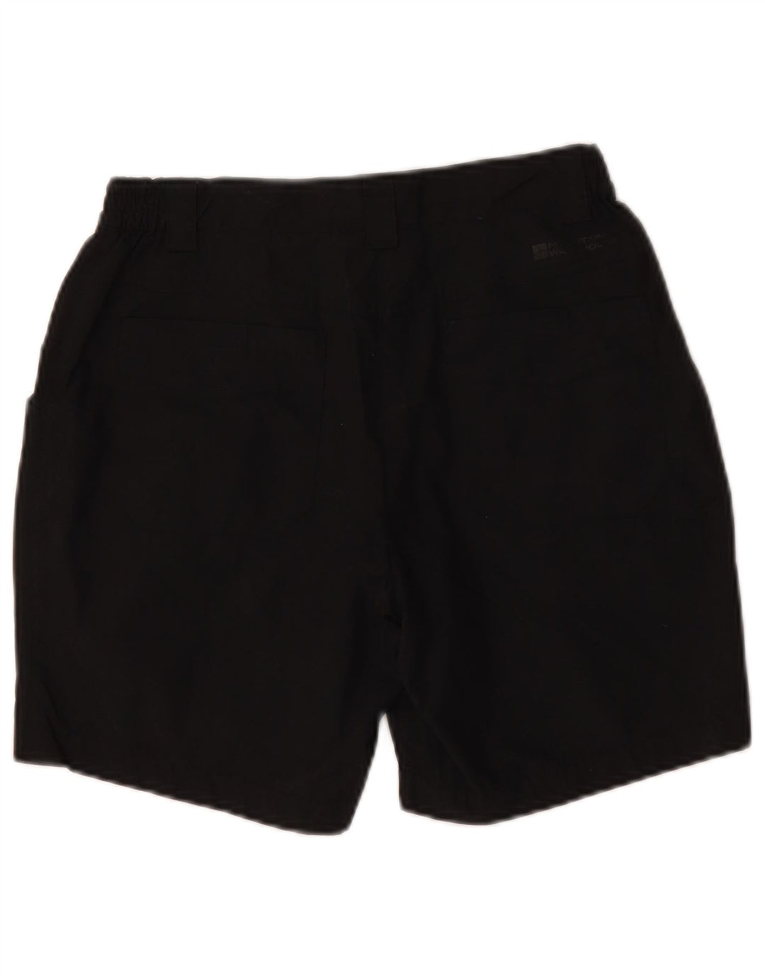 Shorts Chino das mulheres do armazém da montanha poliéster preto W26 pequeno Reino Unido 8