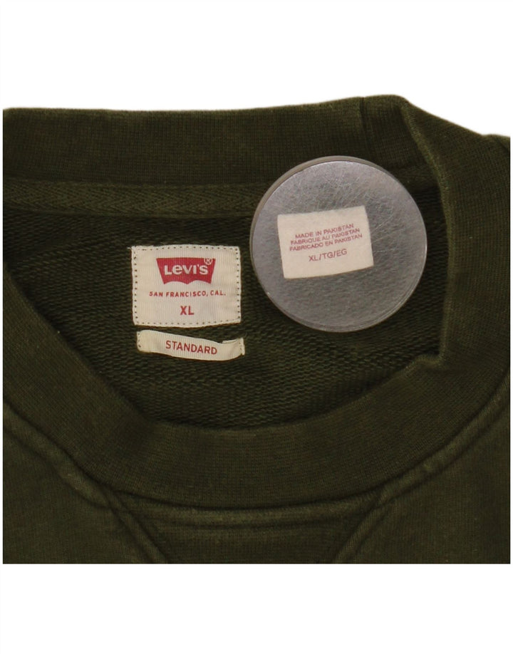 Levi's Masculino Padrão Moletom Jumper XL Caqui