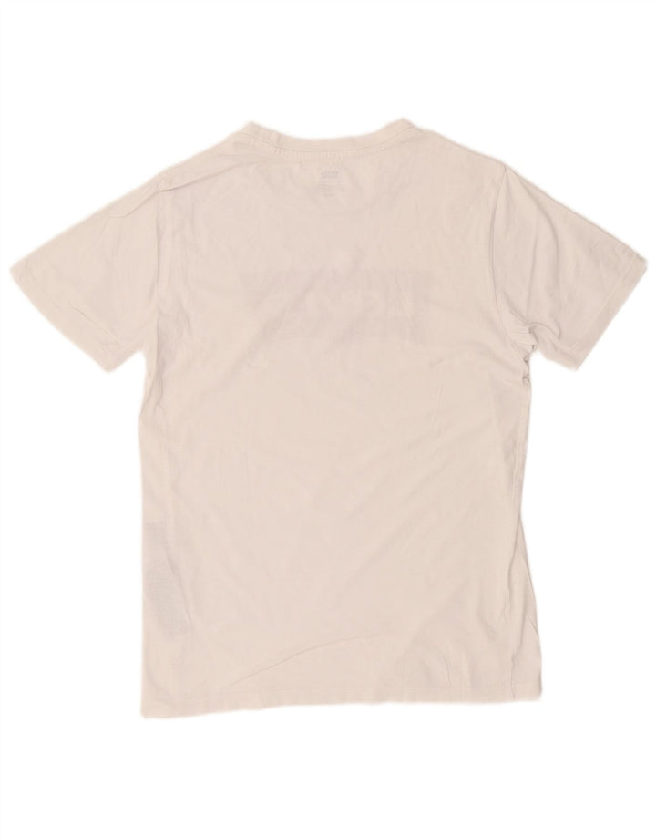 LEVI'S Mens Graphic T-Shirt Top Small White Cotton