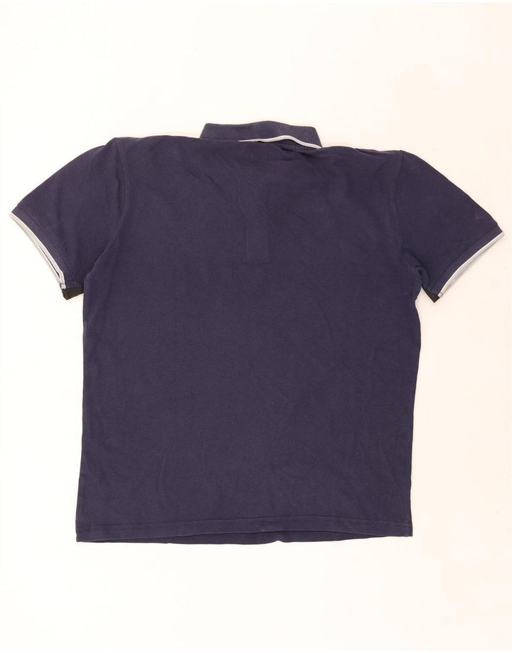 Camisa polo masculina Kappa XL azul marinho listrada