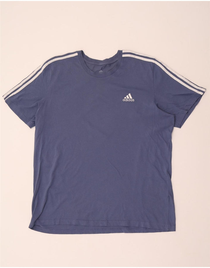 Camiseta masculina ADIDAS Top 2XL Algodão Azul