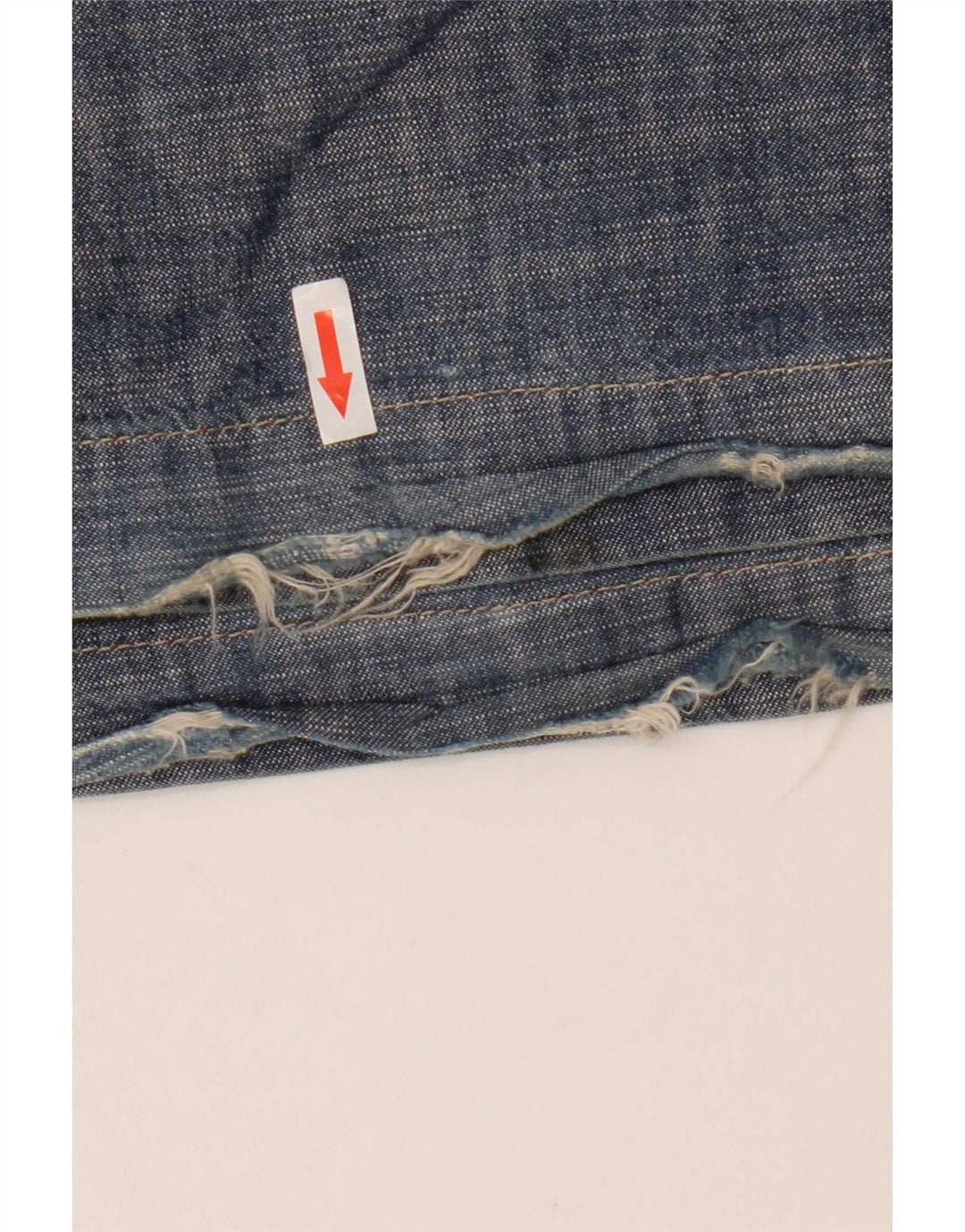 Miss Sixty Calça jeans feminina larga W28 L33 algodão azul marinho