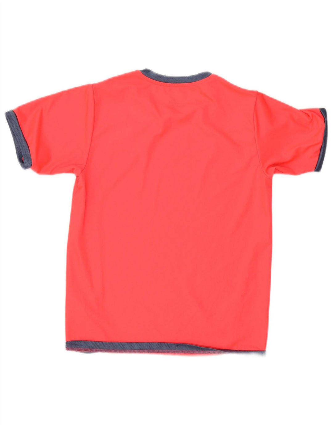 Camiseta feminina Puma 9-10 anos laranja colorblock poliéster