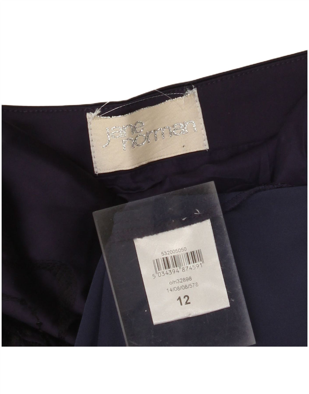 Vestido bodycon feminino sem alças JANE NORMAN Reino Unido 12 médio roxo floral