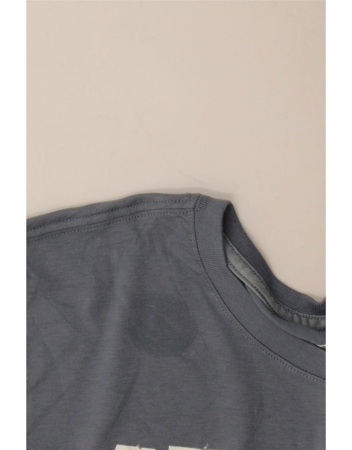 Camiseta Nike Masculina Dri Fit Graphic Top Grande Algodão Azul
