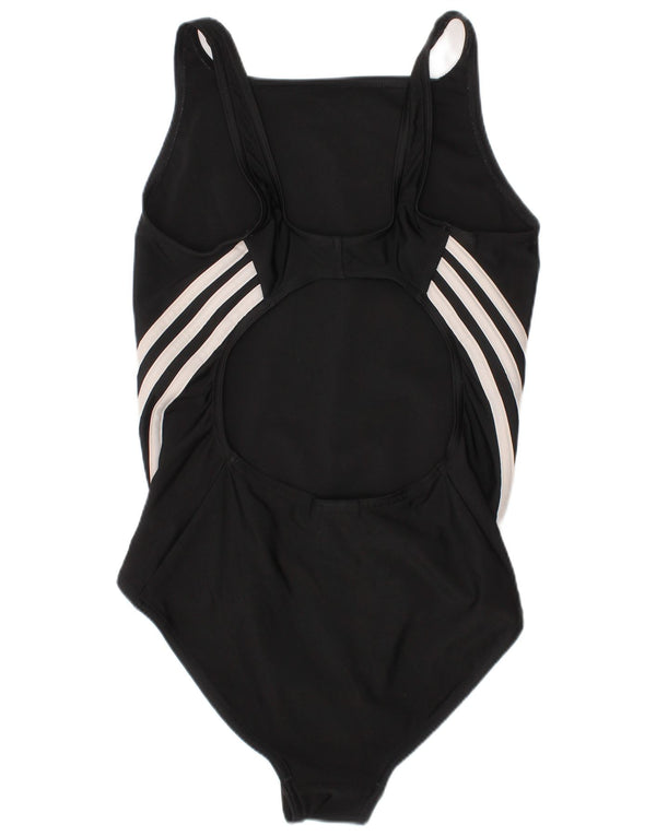 Adidas Meninas Maiô 13-14 Anos Listrado Preto Poliéster Esporte
