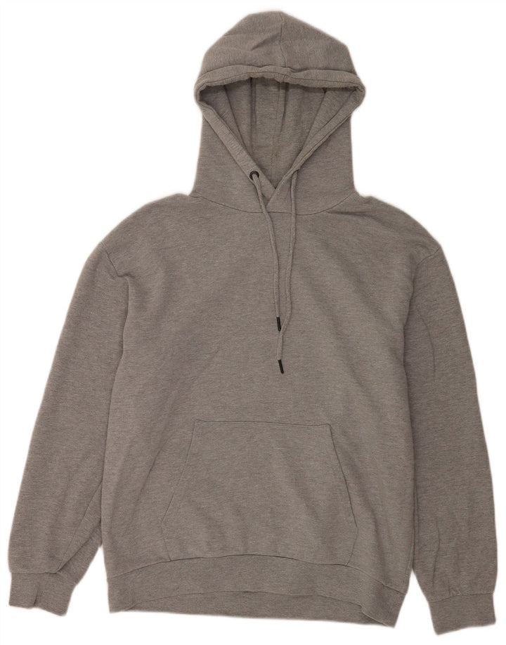 Zara Mens Hoodie Jumper XL Cinza