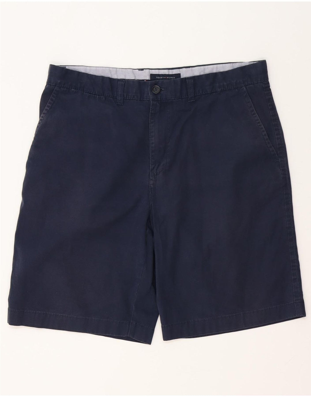 Shorts Chino masculino TOMMY HILFIGER W36 grande algodão azul marinho