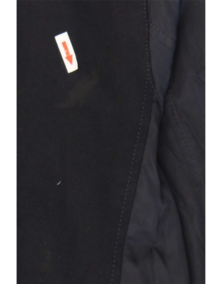 Jaqueta bomber masculina Zara UK 40 grande bloco colorido azul marinho