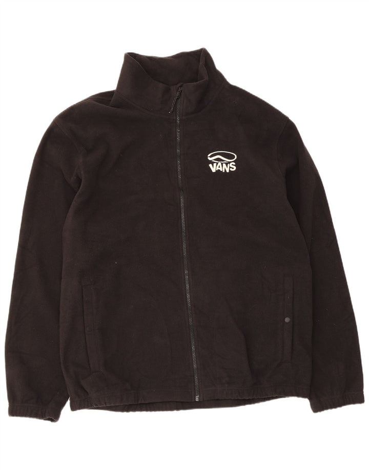 Jaqueta Vans Masculina Graphic Fleece UK 42 XL Preto Poliéster