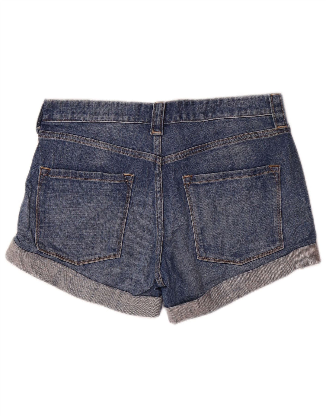 J. CREW Shorts jeans feminino US 4 pequeno W32 algodão azul