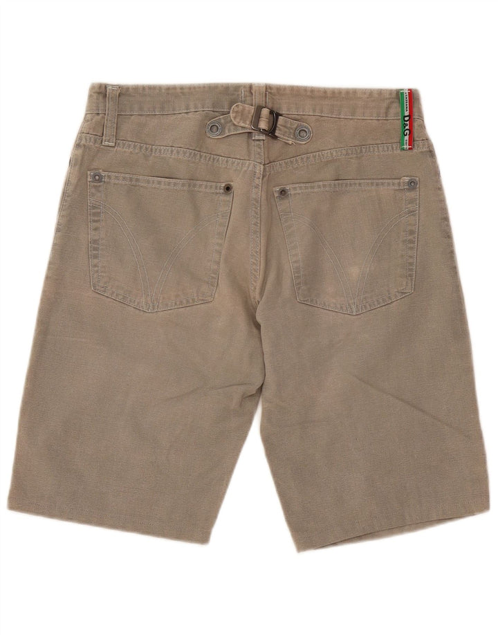 Shorts jeans masculino Dolce & Gabbana W32 algodão cinza médio