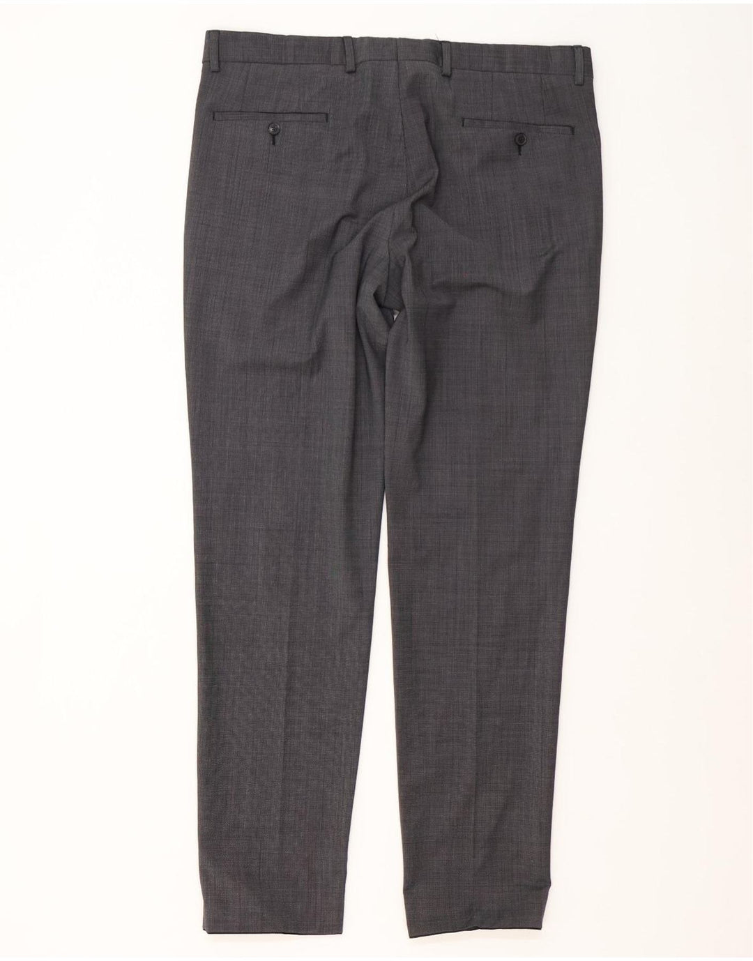 Terno masculino S.Oliver com 2 botões UK 46 3XL W38 L32 poliéster cinza
