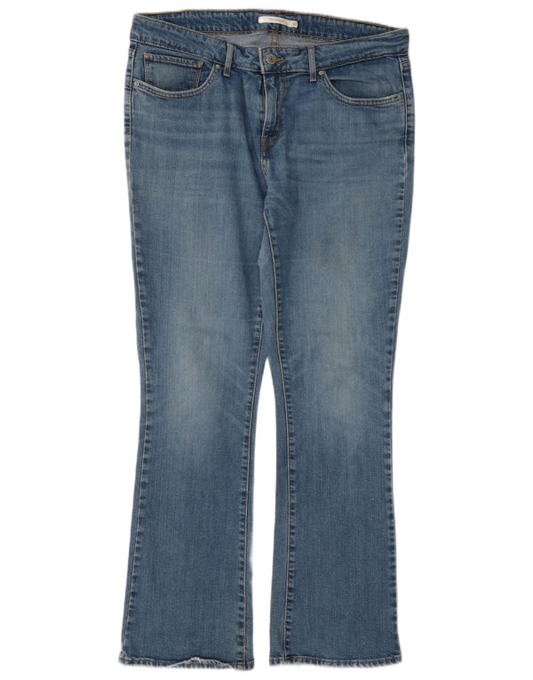 Calça jeans feminina Levi's 715 Bootcut W32 L30 azul algodão
