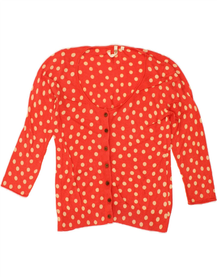 WHITE STUFF Girls Cardigan Sweater 11-12 Years Red Polka Dot Vintage White Stuff and Second-Hand White Stuff from Messina Hembry 