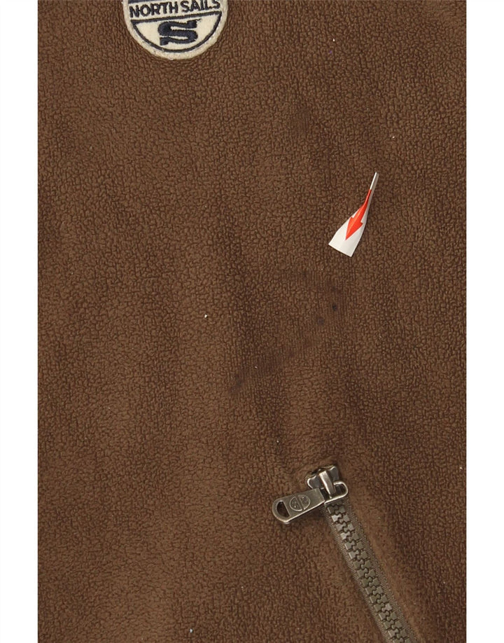 Jaqueta de lã masculina North Sails UK 38 poliéster cáqui médio