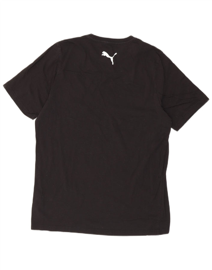Camiseta masculina Puma grande algodão preto