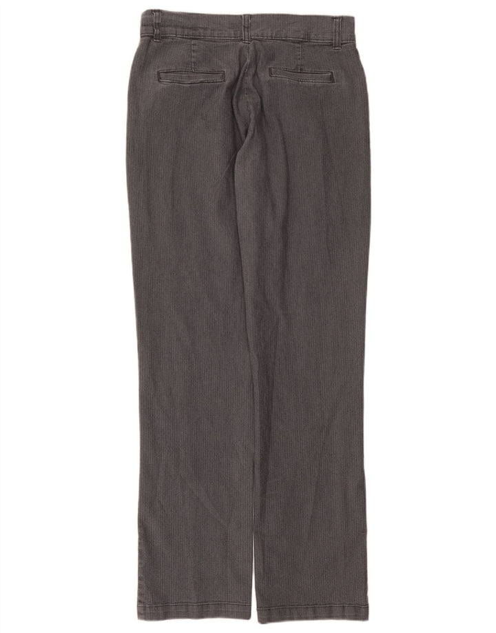 Calça casual feminina LEE Riders US 8 médio W30 L32 cinza espinha de peixe
