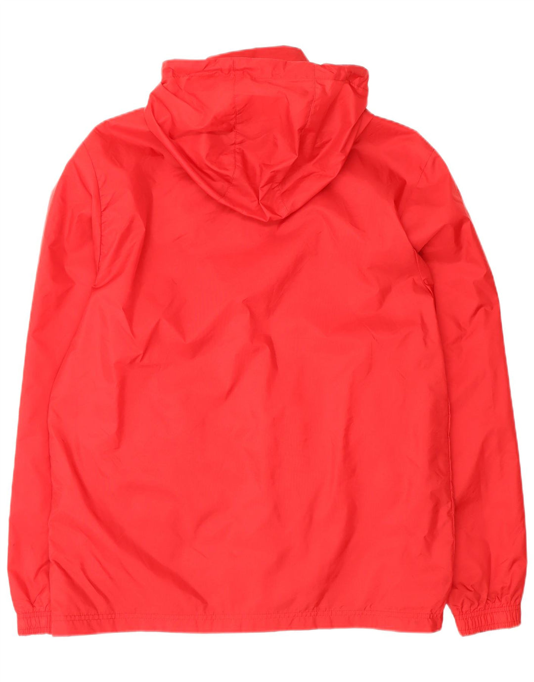 Adidas Mens Hooded Rain Jacket UK 38 Médio Vermelho Nylon