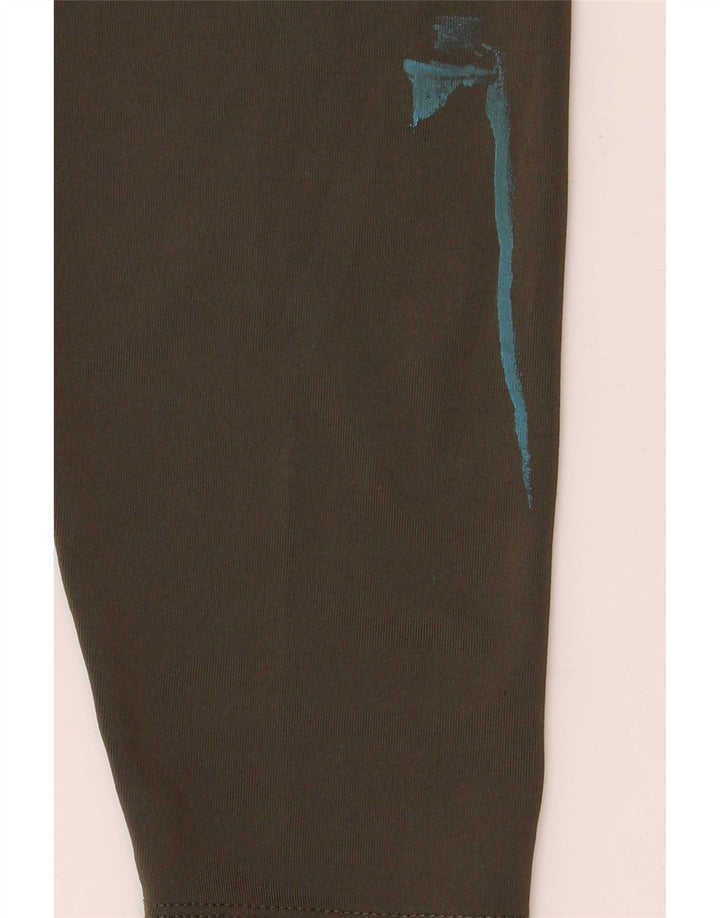 Leggings gráficas femininas The North Face UK 12 médio cáqui