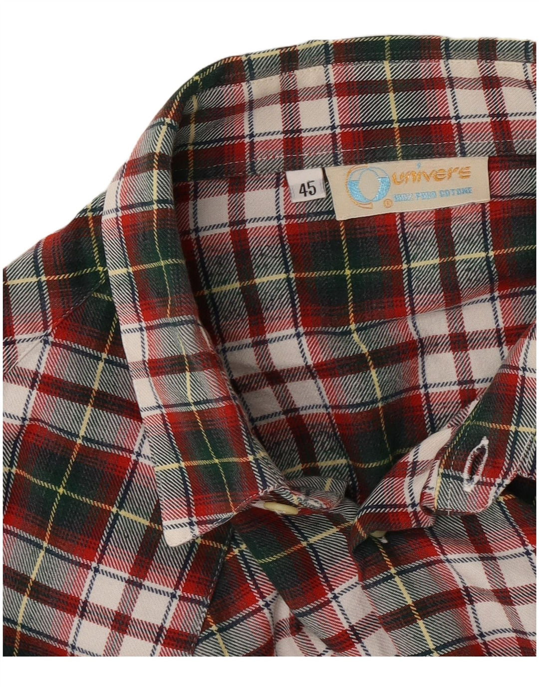 Camisa masculina de flanela Univers tamanho 45 XL multicolorida