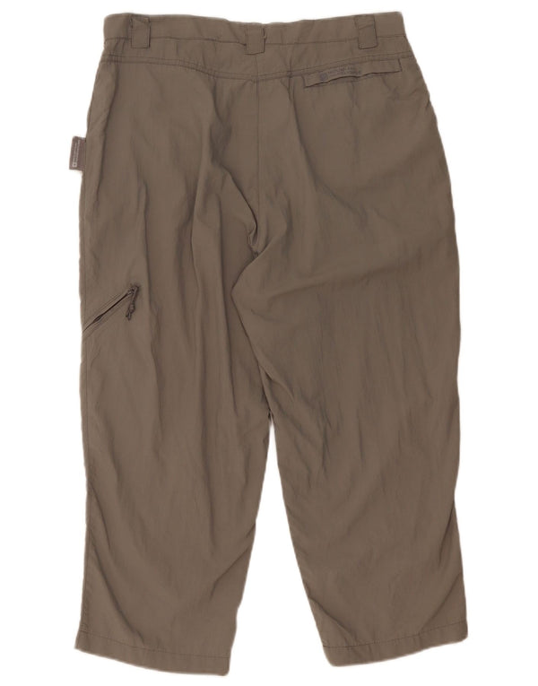 Calça Cargo Capri Feminina Mountain Warehouse Reino Unido 14 Grande W33 L22 Cinza