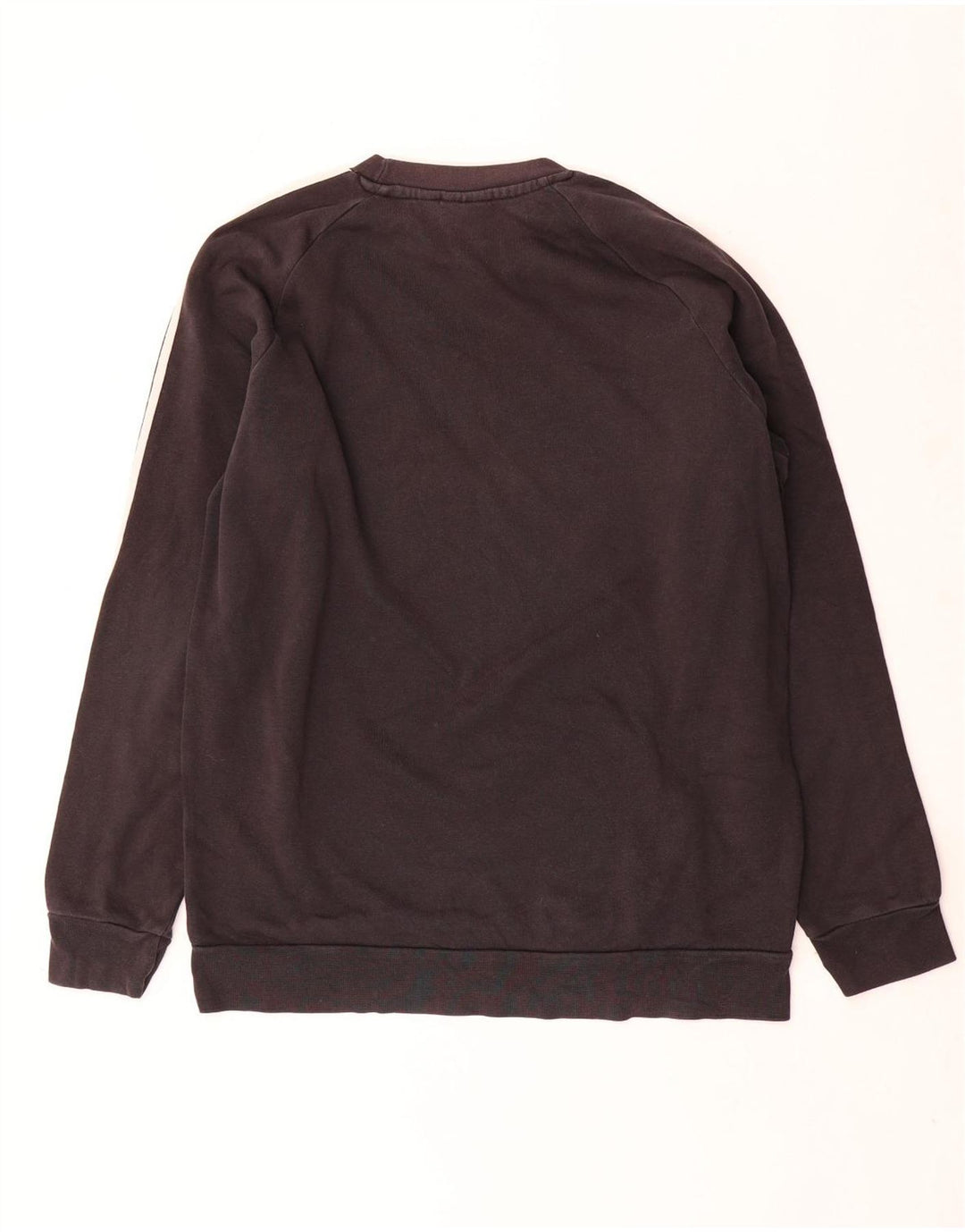 Adidas Mens Moletom Jumper Médio Algodão Preto