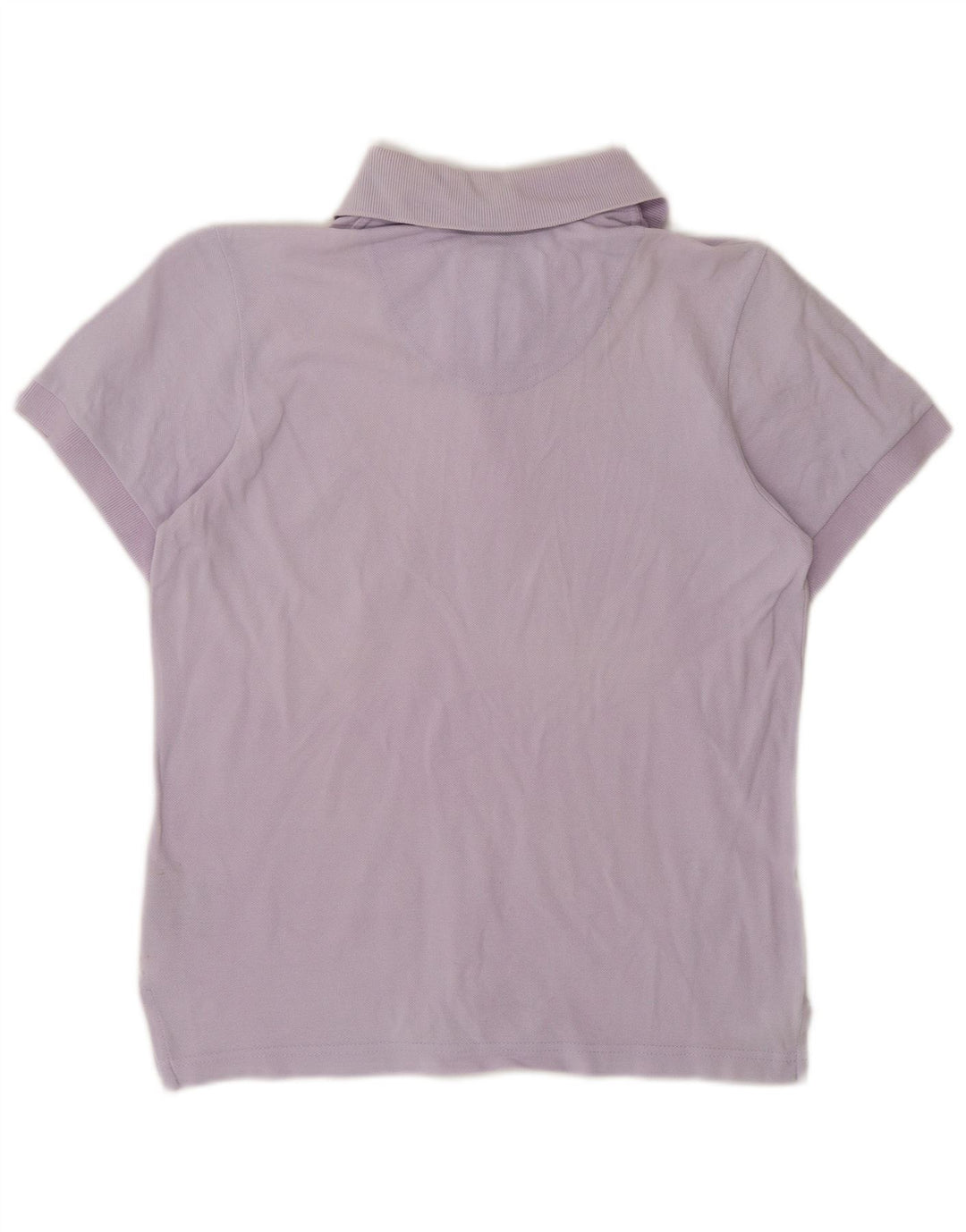 Camisa polo feminina MURPHY & NYE Reino Unido 10 algodão roxo pequeno