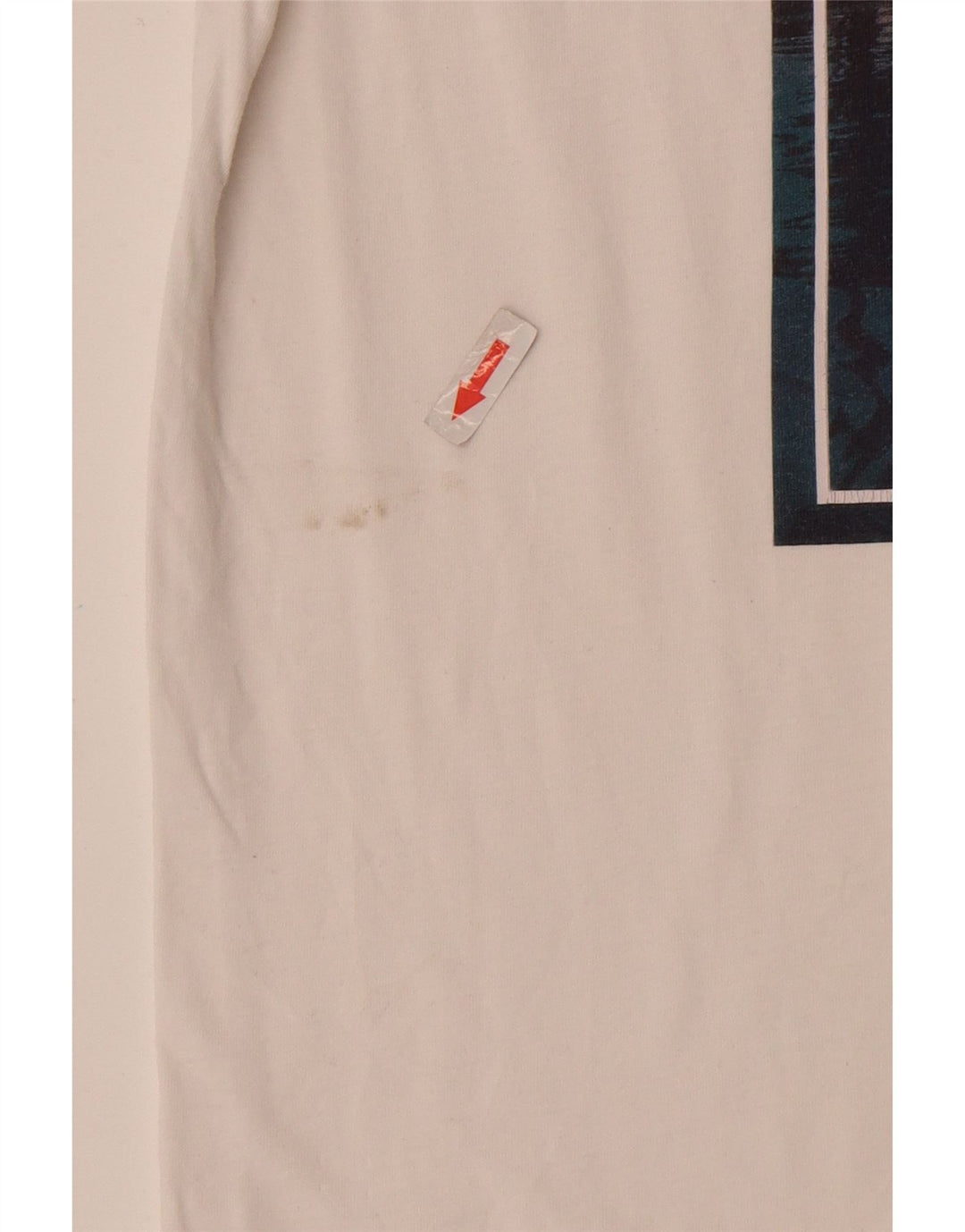 Adidas Mens Graphic T-Shirt Top Grande Algodão Branco