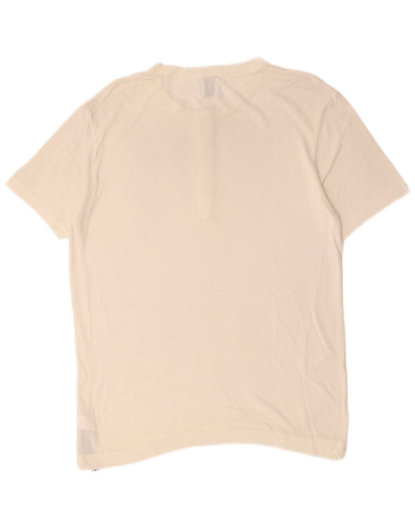 Camiseta masculina Zara Top grande viscose branca