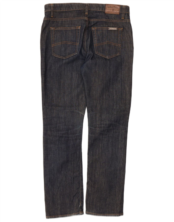 Jeans retos femininos Marlboro Classics W31 L28 algodão azul