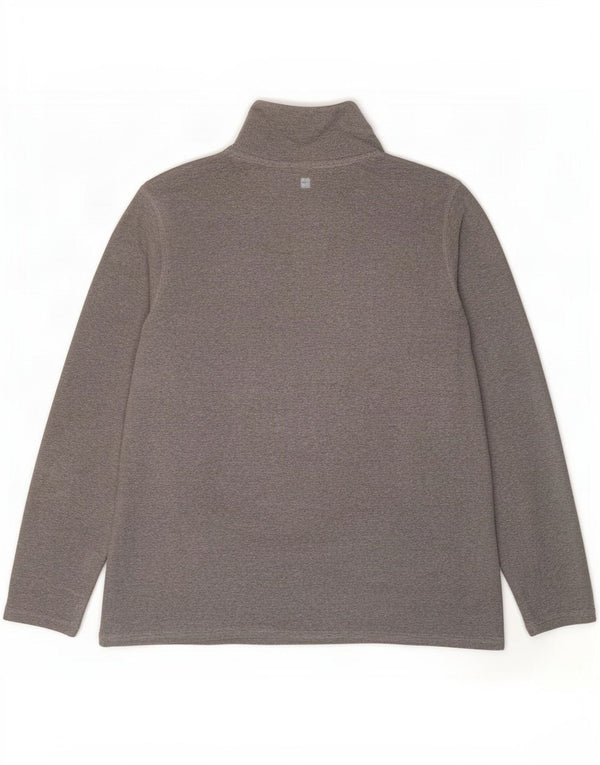 Suéter feminino de lã com gola xale Mountain Warehouse Reino Unido 18 XL poliéster cinza