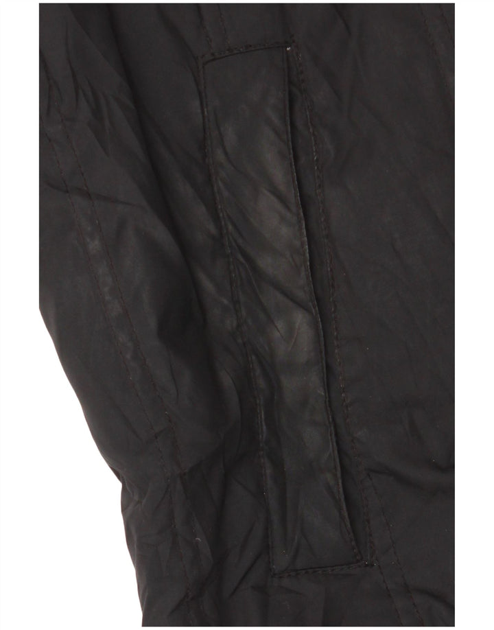 Jaqueta acolchoada masculina TRUSSARDI JEANS IT 46 pequena preta