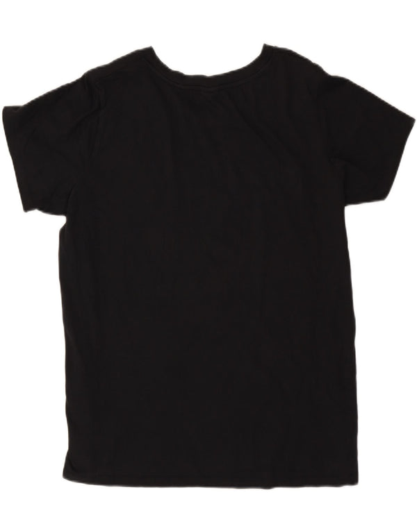 Camiseta feminina Levi's UK 18 XL algodão preto