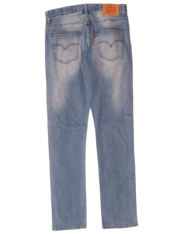 Levi's Boys 510 Straight Jeans 13-14 Anos W28 L30 Azul Algodão