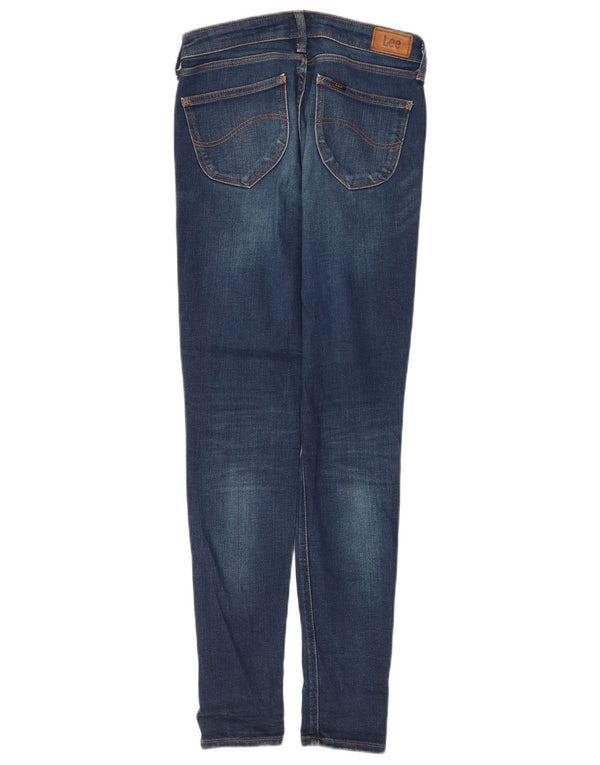 Lee Womens Scarlett Skinny Jeans W27 L33 Azul Marinho Algodão