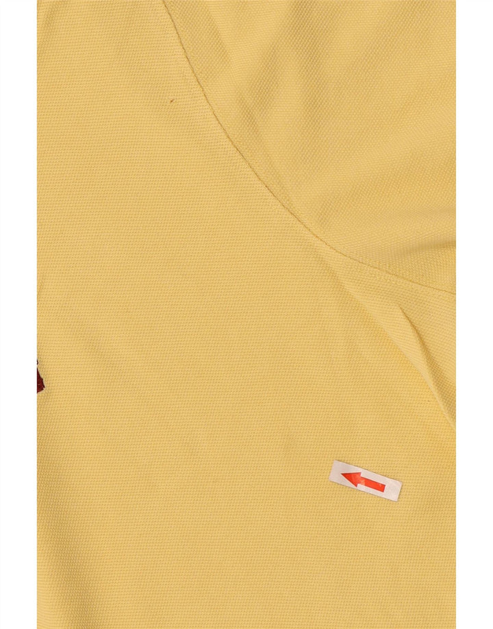 Camisa polo masculina Marlboro Classics algodão amarelo médio