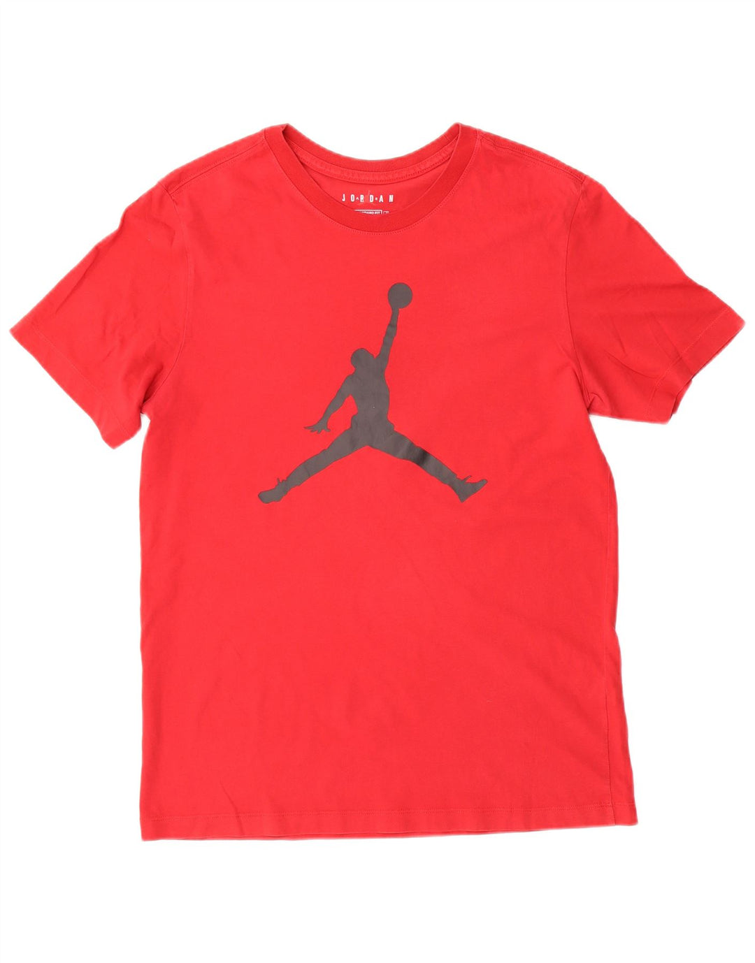 Camiseta Jordan Mens Standard Fit Graphic Top Médio Vermelho