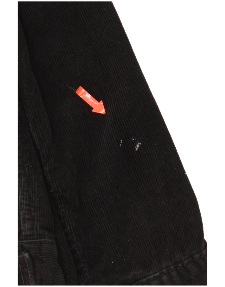 Jaqueta masculina de veludo Levi's UK 42 XL algodão preto