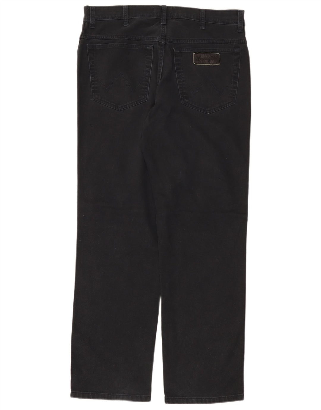 Wrangler Calça jeans reta masculina W34 L30 preta