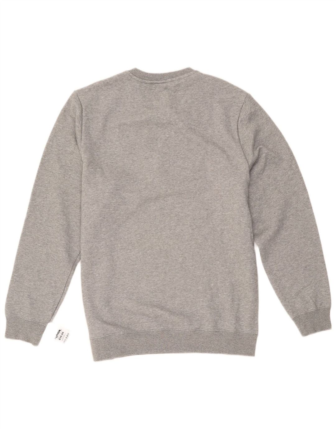 Puma Mens Graphic Moletom Jumper Grande Algodão Cinza