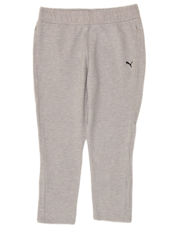 Calça esportiva feminina PUMA UK 14 grande algodão cinza