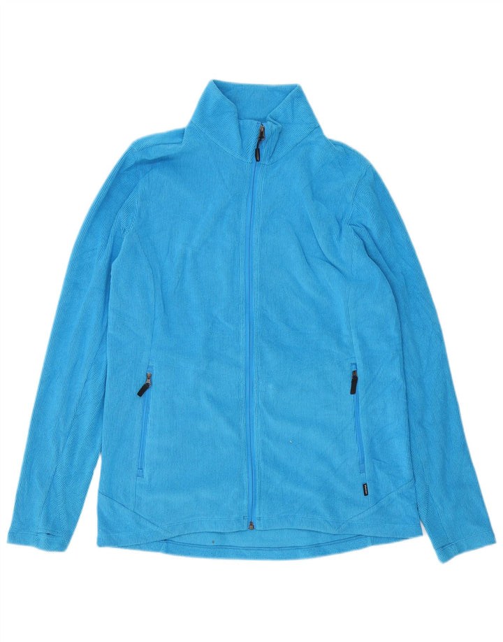 Jaqueta de lã masculina Rohan UK 38 poliéster azul médio