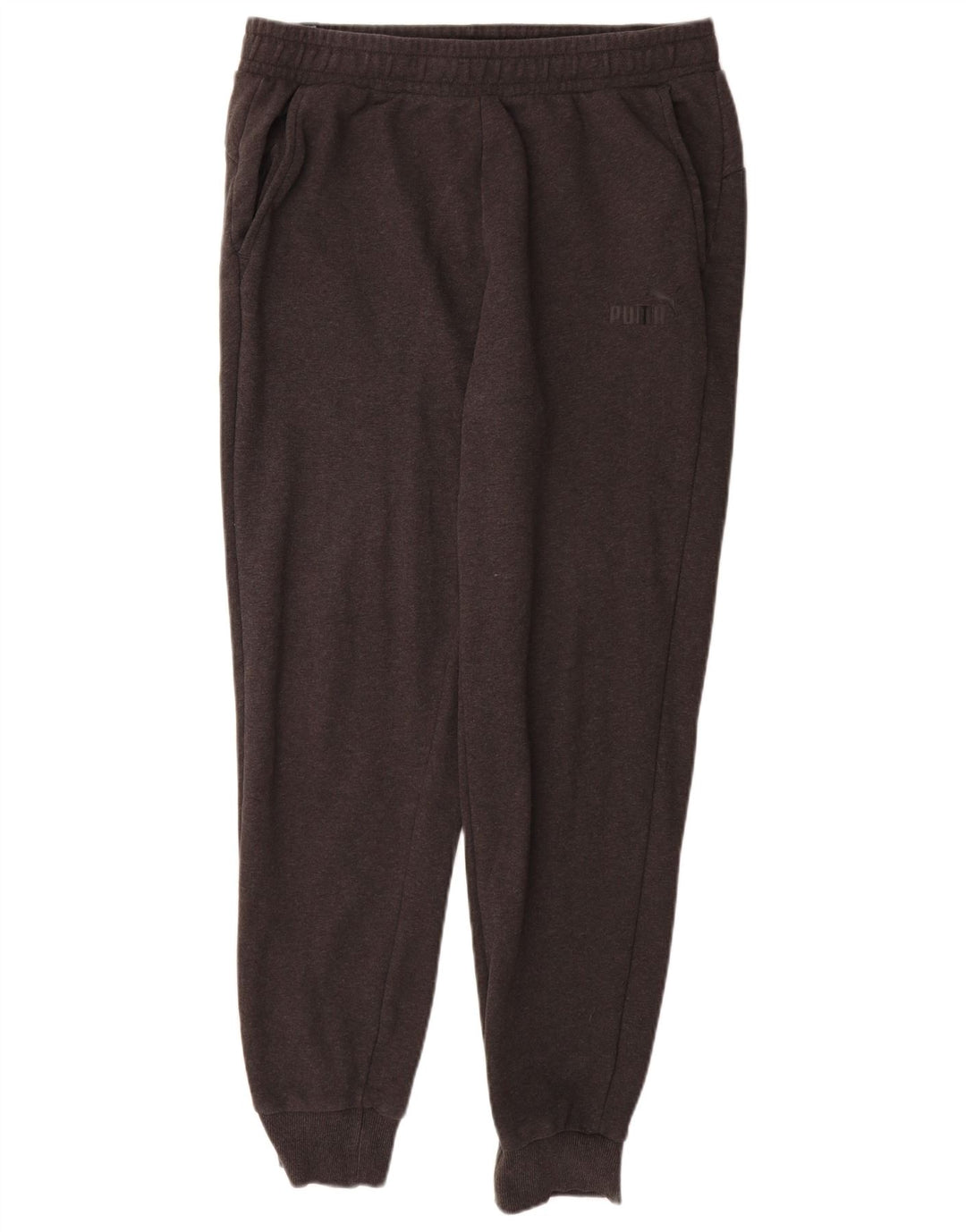 Calça de treino masculina PUMA joggers grande cinza