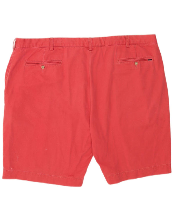 Polo Ralph Lauren Mens Chino Shorts W46 3XL Algodão Vermelho