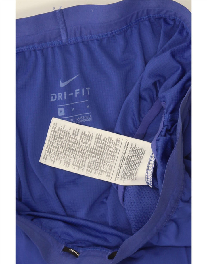 Shorts esportivos femininos NIKE Dri Fit UK 12 poliéster azul médio